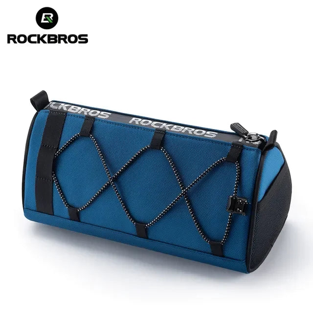 ROCKBROS Bike Handlebar Bag Portable 1.5L Multifunctional Shoulder Bag Highly Reflective Strap Crossbody Cycling Frame Tube Bag