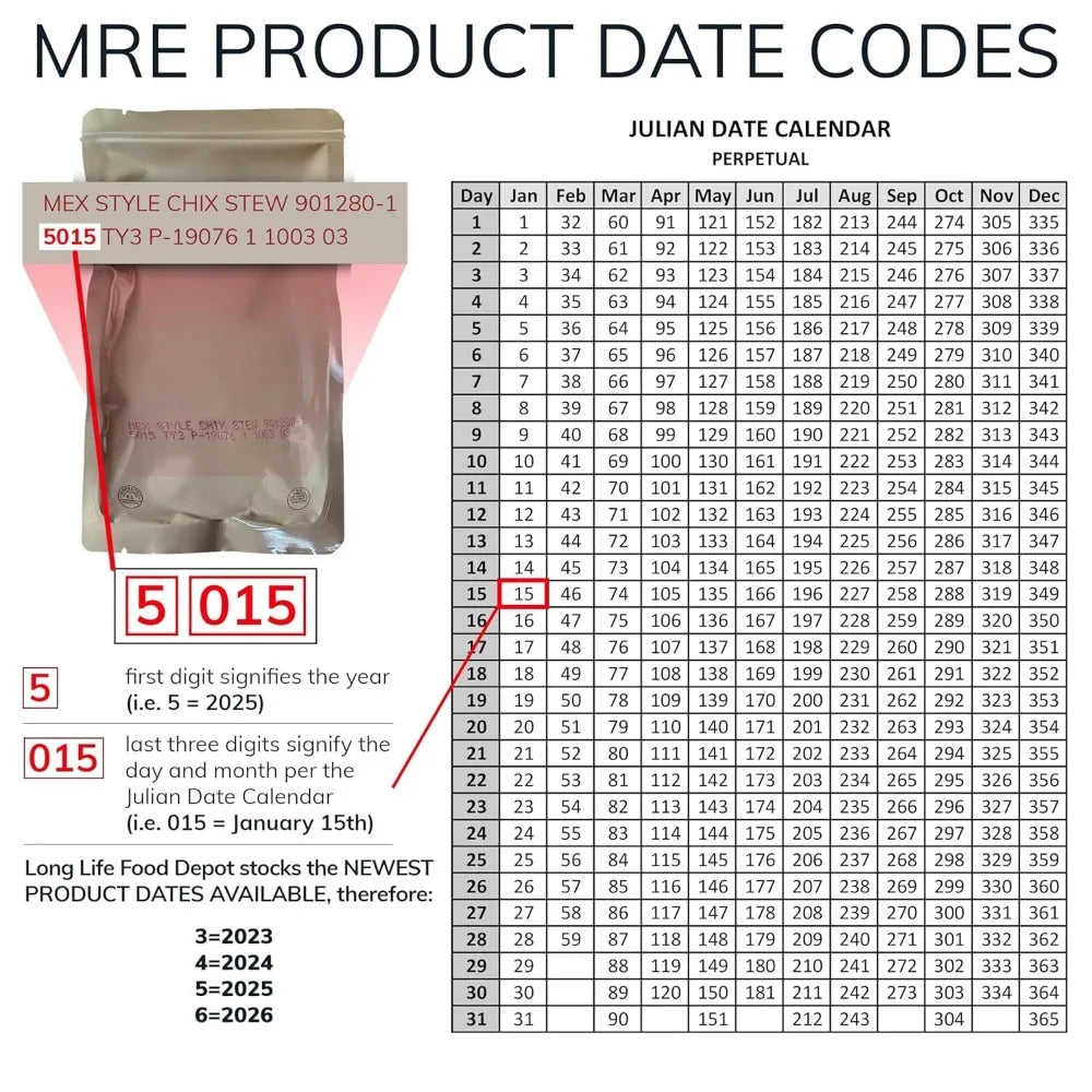 MRE Entree Variety Pack 18 Beef and Chicken Main Courses Long Shelf Life Fresh 2024 Production US
