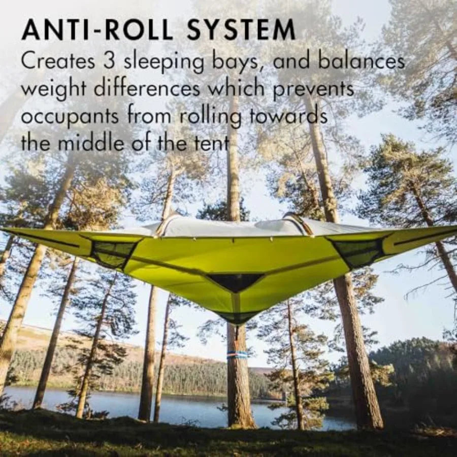 Stingray V3 Tree Tent Camping Hammock Tent 3P Capacity Portable Tree House Shelter for Campers Backyards Campgrounds Designed i