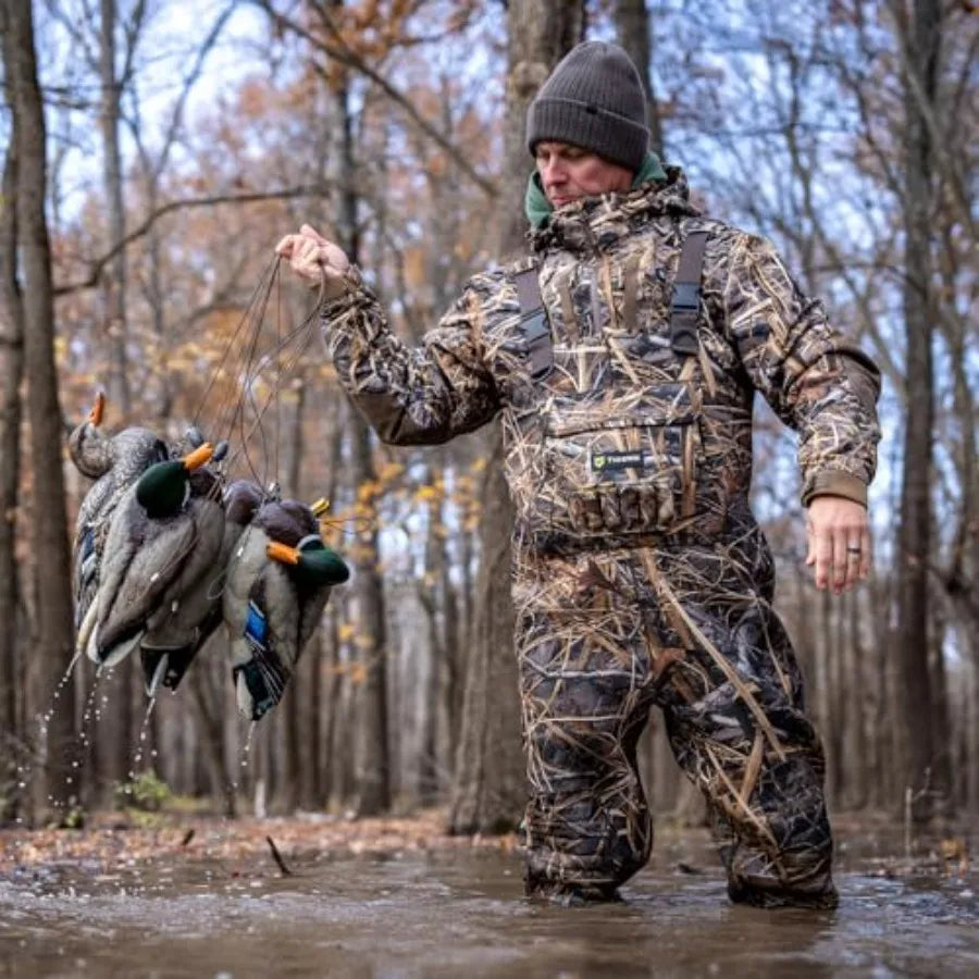 Hunting Chest Waders for Men with 800G Insulation Waterproof Neoprene Camo Bootfoot Wader