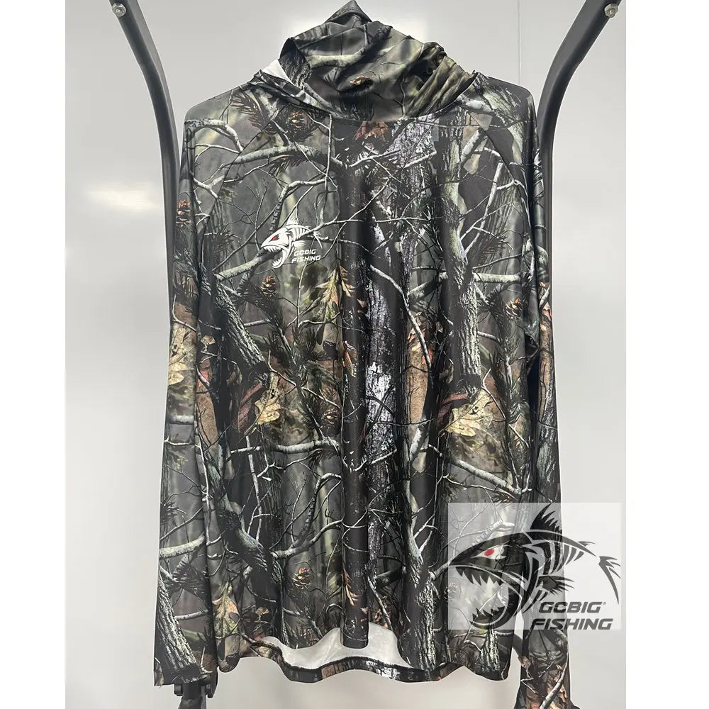 HUK New Long Sleeve Hooded Face Cover Fishing Shirts Quick Dry Sweatshirts Breathable UV Protection Men Fishing Jerseys UPF 50+