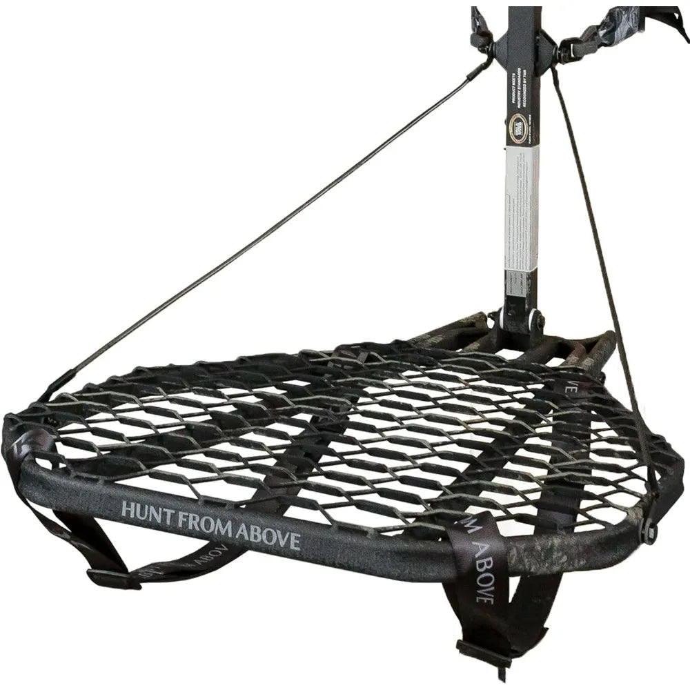 Adjustable Deer Hunting Tree Stand by Hawk Steel for Game Hang-On