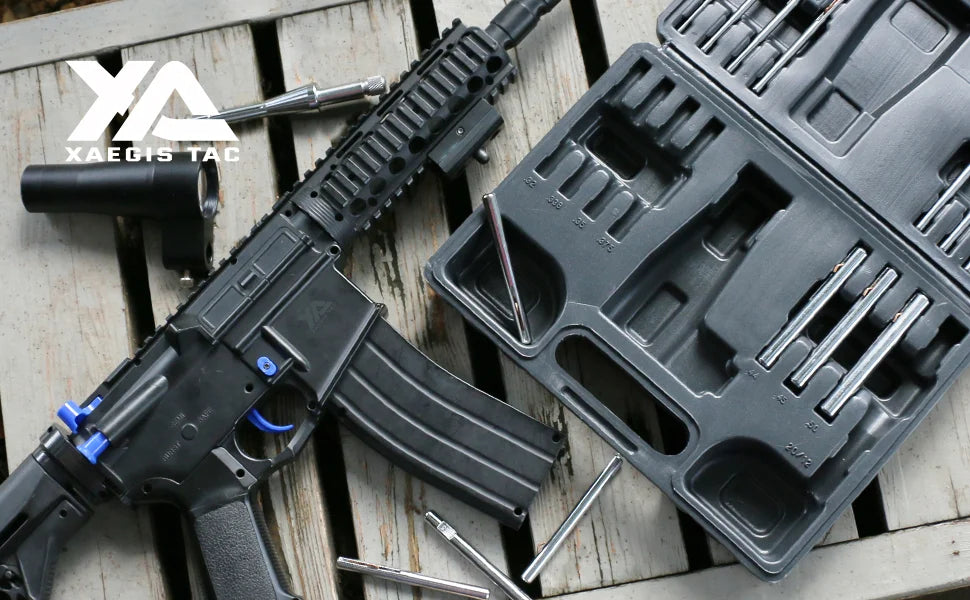 Xaegistac Rifle Scope Boresighter Kit-Precision Firearm Bore Sighter Kit with Arbors