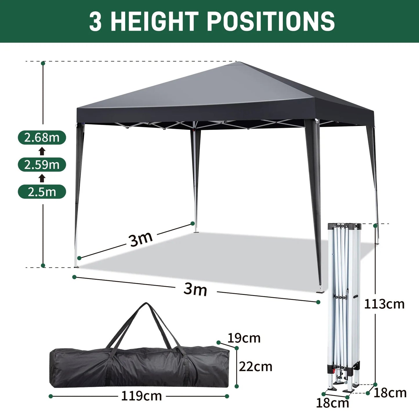 Gazebos10x10 Pop Up Canopy Tent with 4 Removable Walls Perfect for Camping Beach and Outdoor Events Easy Setup Portable Design