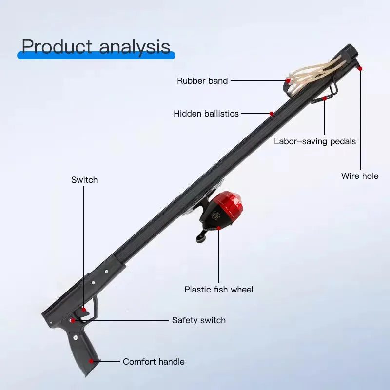 Fish shooting artifact Fully automatic fishing slingshot special high-precision powerful fishing swim bladder arrow long-range