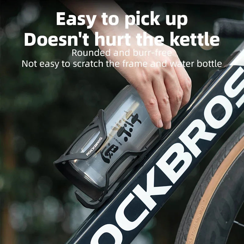 ROCKBROS Water Bottle Cage MTB Mountain Bike Bottle Holder Cycling Drink Cup Ultralight ABS+PC For Road Cycling Accessories