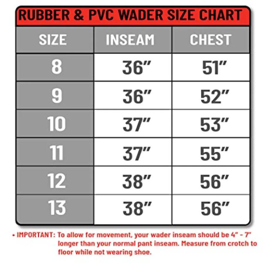 Backwater 2-Ply Chest Fishing Wader with Attached Boots or Felt in Brown for Durable Outdoor Fishing with Waterproof and Slip-R