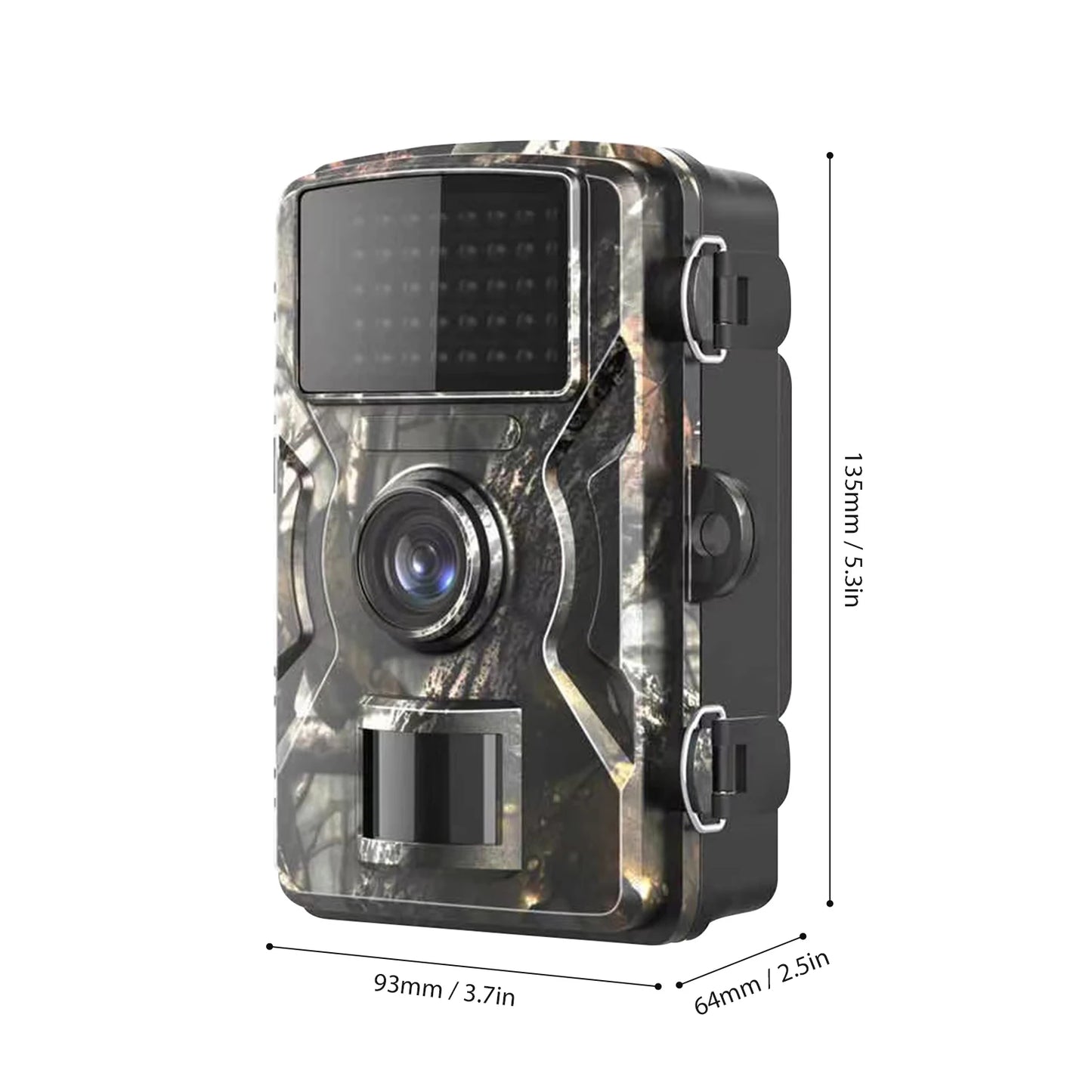 1080P Trail Game Camera IR Night Vision Motion Detection Waterproof 0.6S Trigger Time 2.4'' TFT Color Display Outdoor Wildlife