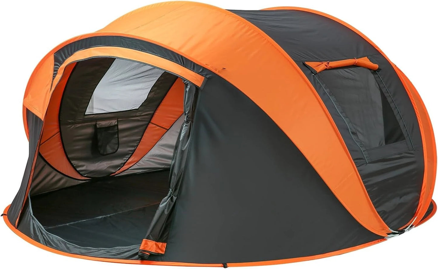 Instant Pop Up Camping Tent,6 Person, Easy Setup Tent, Water Resistant Dome, Portable with Carry Bag