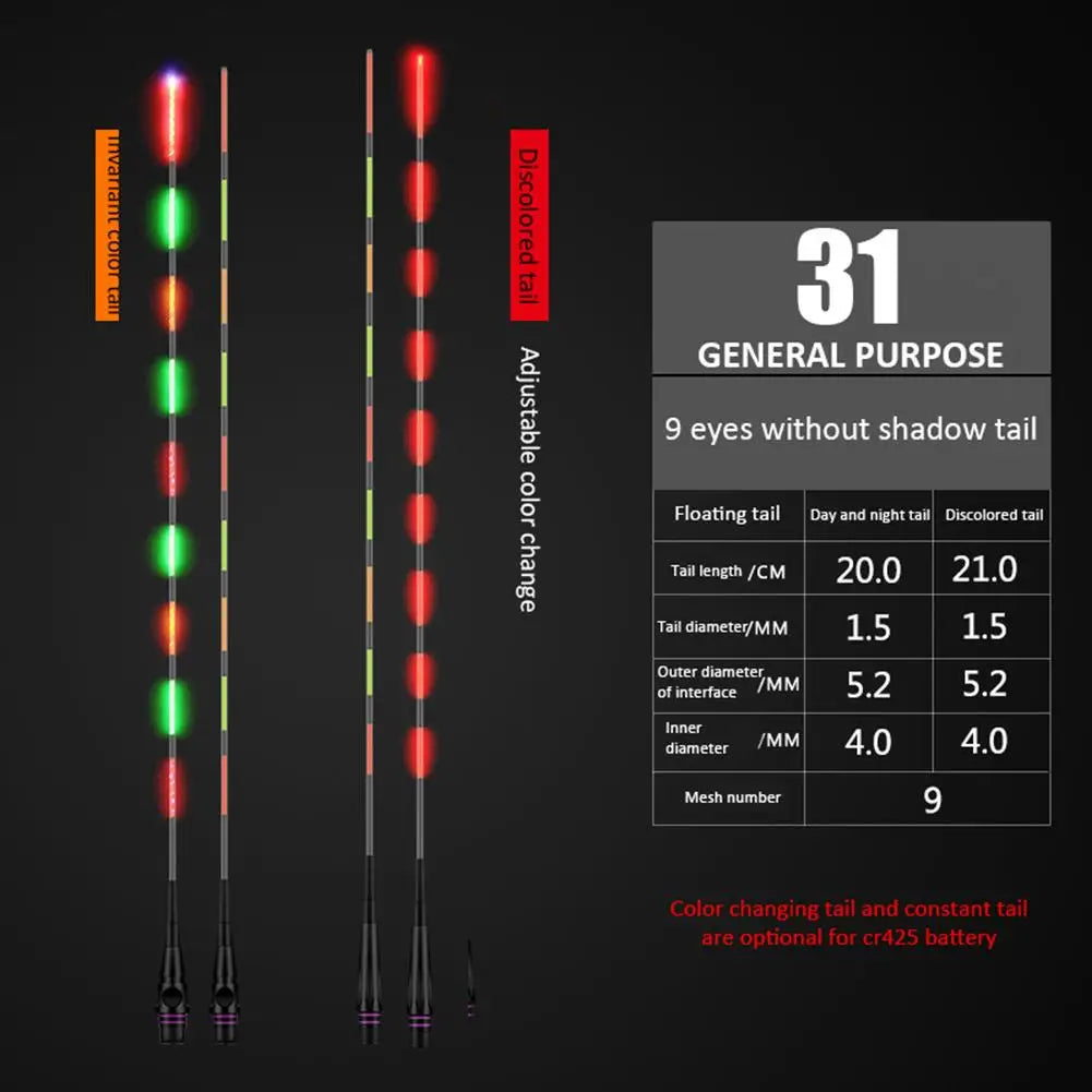 Electric Fishing Float Night Light Luminous Electronic Fishing Tackle (31)