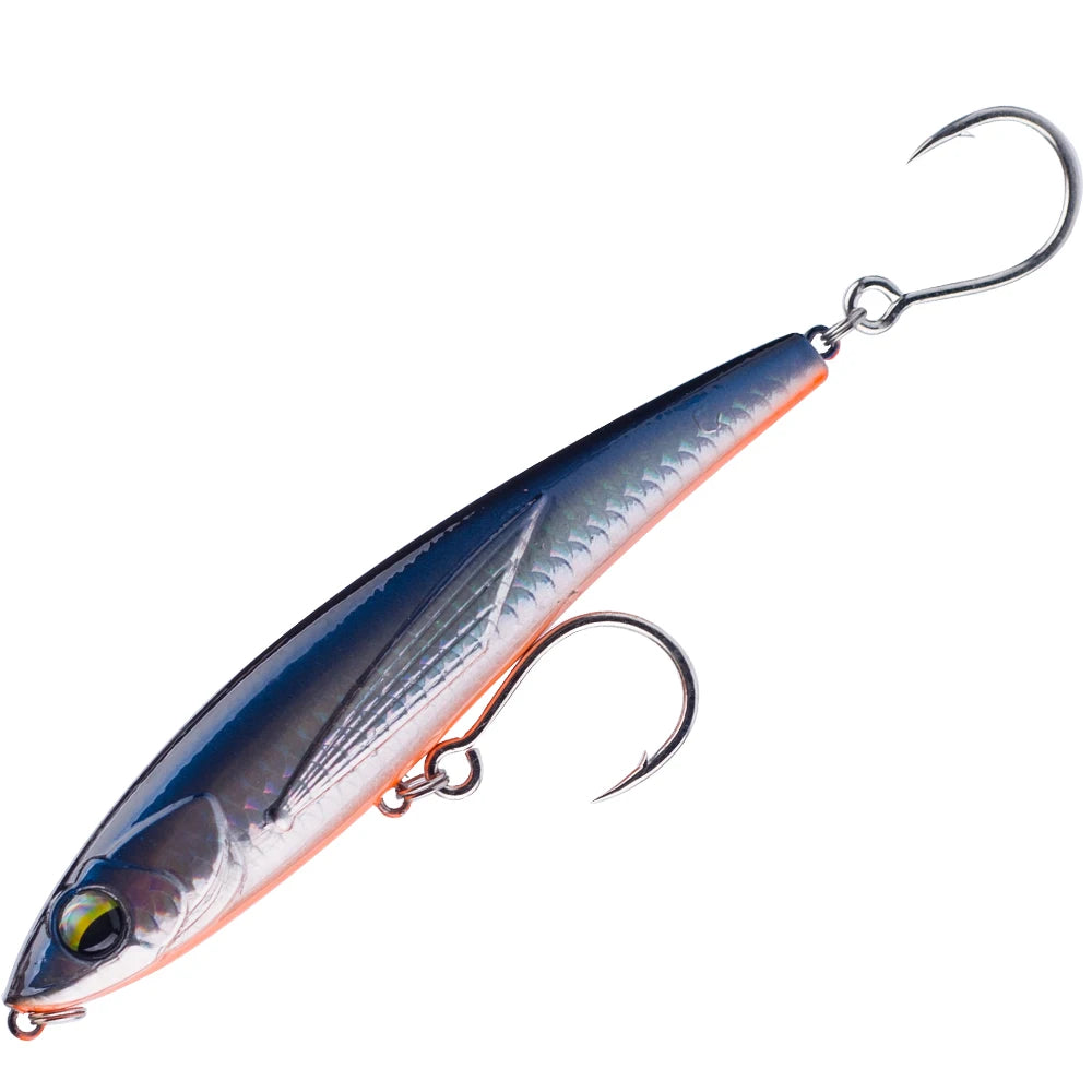 Magnisher Long Casting Sinking Pencil Baits 11.5cm 50.5g Fishing Lures Jigging Hooks Hard Bait Seafishing Artificial Wobbler