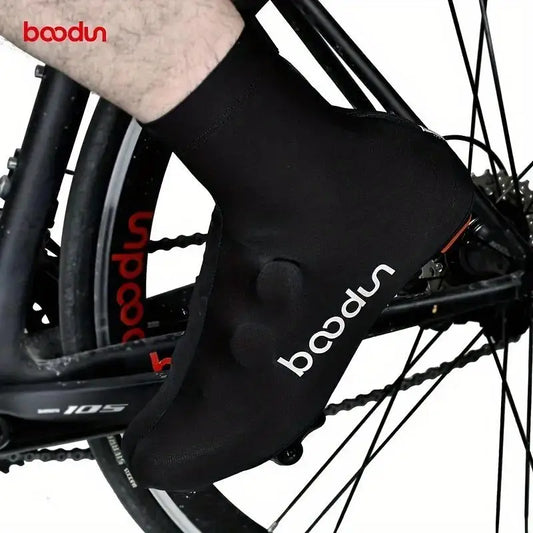Waterproof Reflective Bicycle Shoe Covers – Dustproof, Windproof, Warm Cycling Overshoes, High-Elasticity Booties for Road & Mou