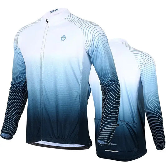 WEST BIKING Cycling Jersey Long Sleeve Team Racing Bike Clothing Comfortable Men Shirt Fitness Running Sport Bicycle Jersey