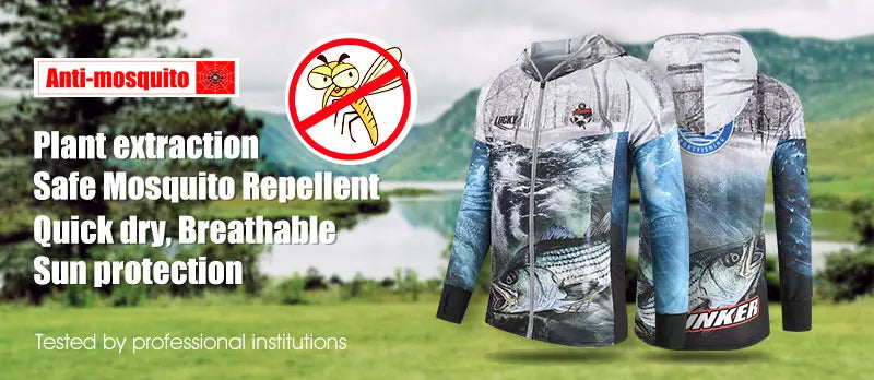 New SPATA Professional Anti-mosquito Fishing Shirts Sun Protection Anti-uv Long-sleeve Fishing Jerseys Clothing Fishing Clothes