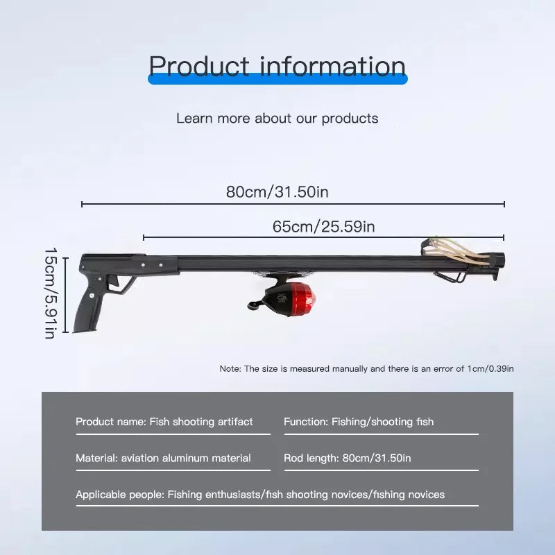 Fish shooting artifact Fully automatic fishing slingshot special high-precision powerful fishing swim bladder arrow long-range