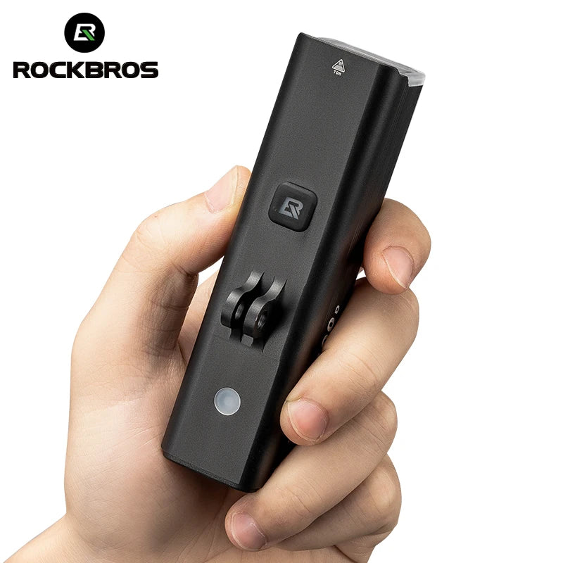 ROCKBROS Bicycle Light 1500LM Aluminum Alloy Type-C Charging Smart Bike Front Lights Hanging Version LED Lamp Cycling Headlights