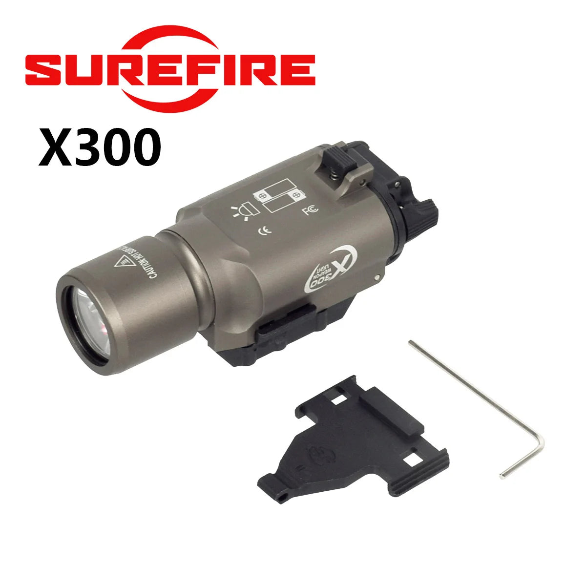 SureFire X300 X300U X300U-A Ultra Weapons Gun Flashlight Metal Airsoft Weapons Pistol Light Hanging Hunting Flashlight