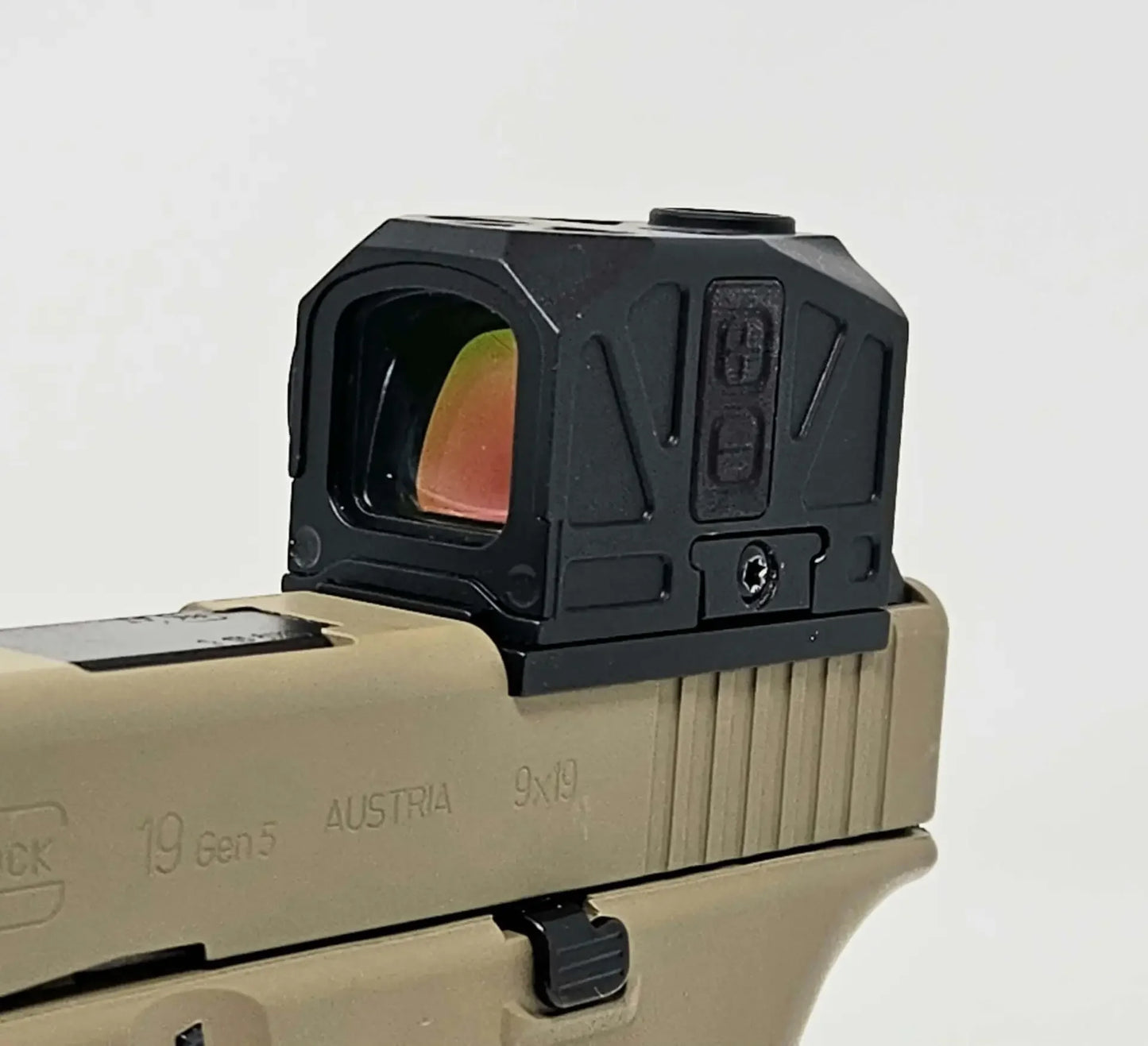 Gideon Optics Mediator Red Dot Multi-Reticle Sight 1x16mm Reflex Sight for Hunting Closed Emitter Fit for ACRO & Picatinny Rail