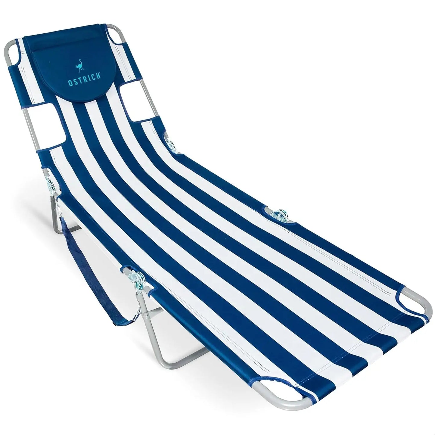 the Original Chaise 72 x 22 Inch Lounge Portable Reclining Lounger, Outdoor Patio, Beach, Lawn, Camping, or Pool, Customized