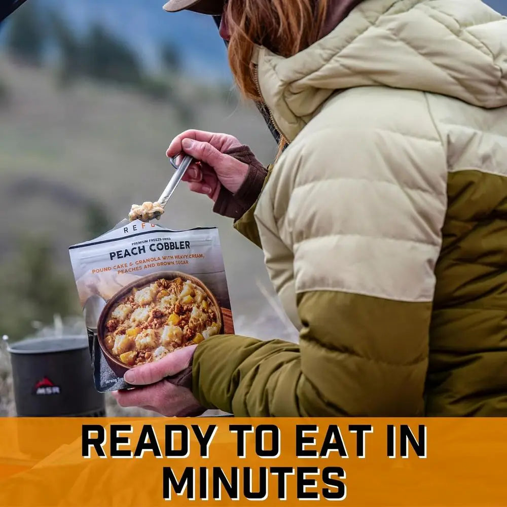 Bulk Meal Packs | 100% Real Meat | Premium Freeze-Dried Meals for Backpacking, Camping & Survival | MRE Emergency Food (Outdoor