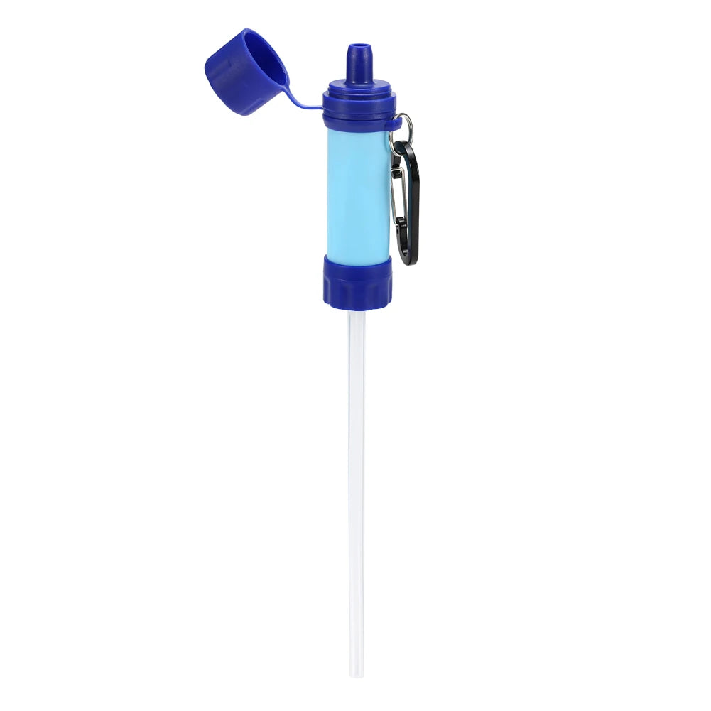 Outdoor Personal Drinking Water Filtering Tools Survival Water Filter with Straw