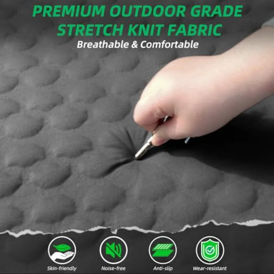 Self Inflating Sleeping Pad with Electric Pump 3.15 Ultra-Thick Memory Foam Camping Sleeping Mat with Pillow 9.5 R-Value Insula