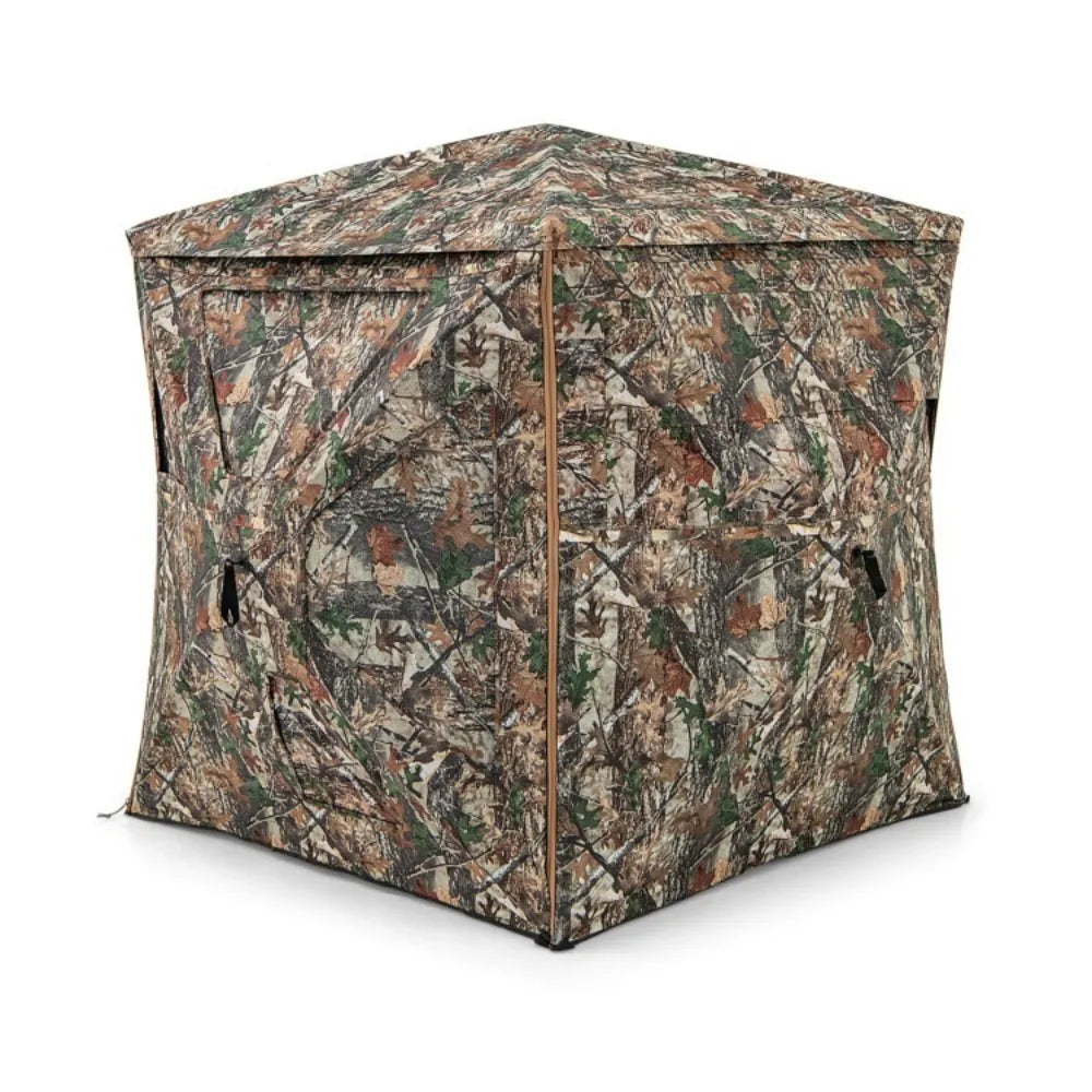 5-IN-1 Detachable 3 Person Portable Hunting Blind Pop-Up Ground Blind w/Skylight