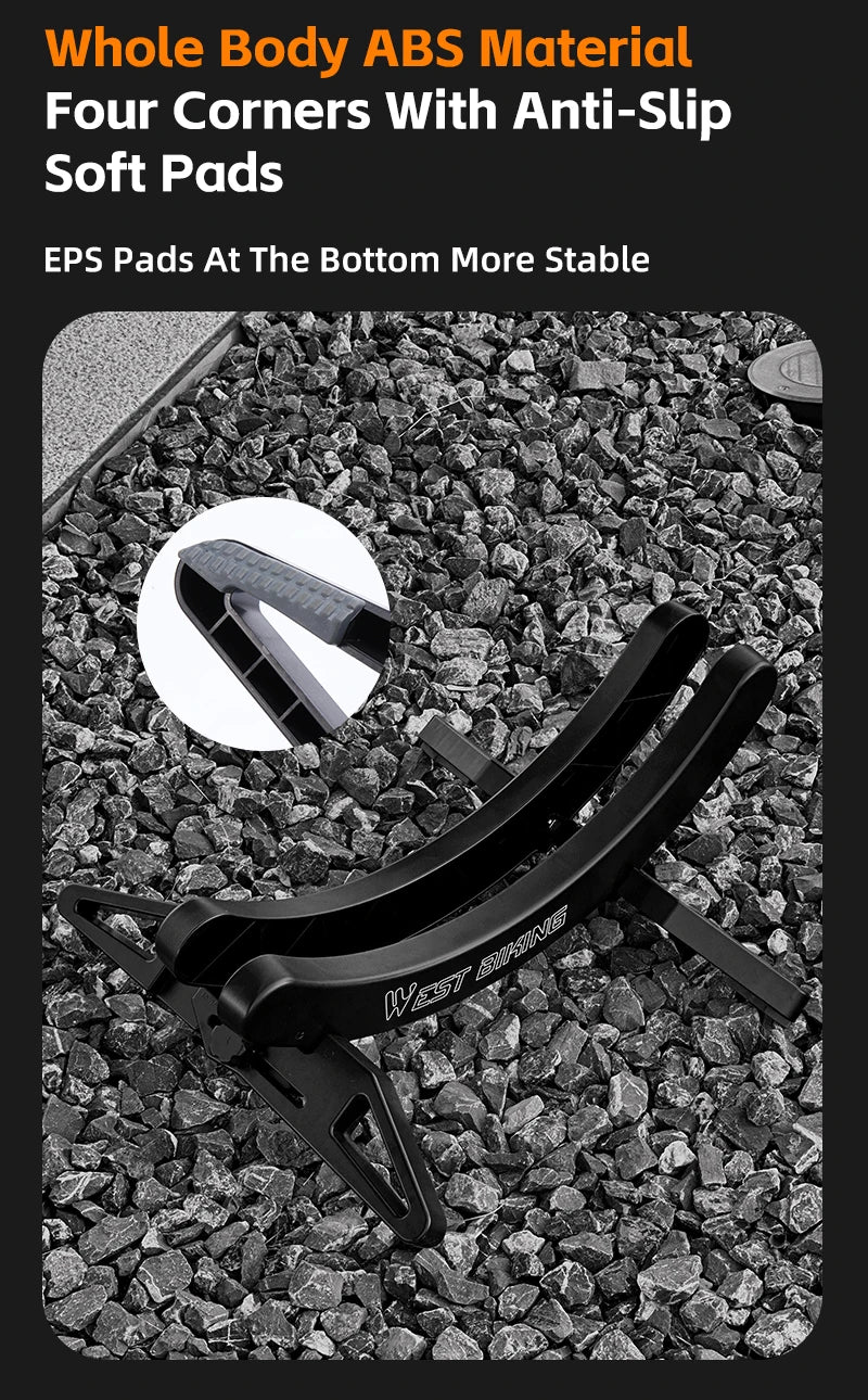 WEST BIKING Bicycle MTB Floor Stand Indoor Bike Parking Racks Adjustable Widely Adaptable For Road Mountain Bike Accessories