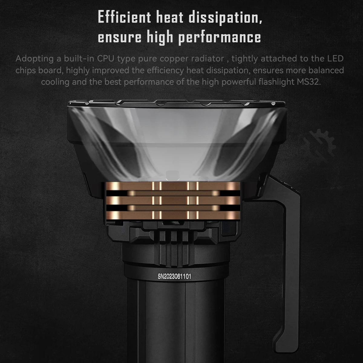 IMALENT MS32 200000 Lumen Super Bright Flashlight Range 1618m High Power Flashlight LED rechargeable Professional Searchlight