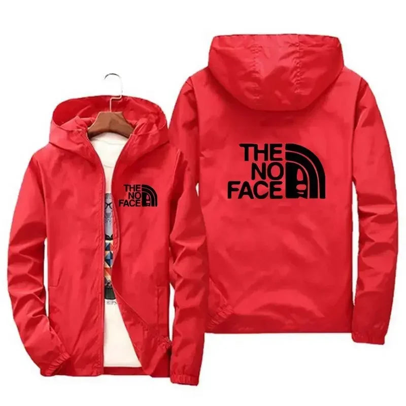 Spring and autumn men's and women's casual jacket new outdoor fishing windproof waterproof men's large size hooded coat