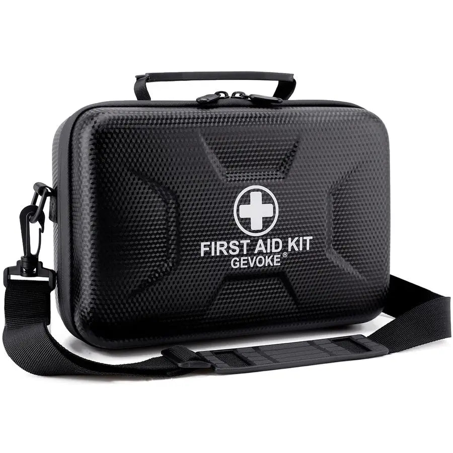 410 Piece Waterproof Hard Shell First Aid Kit for Home, Car, Travel, Camping, Truck, Hiking, Sports, Office, Vehicle amp Outdoor
