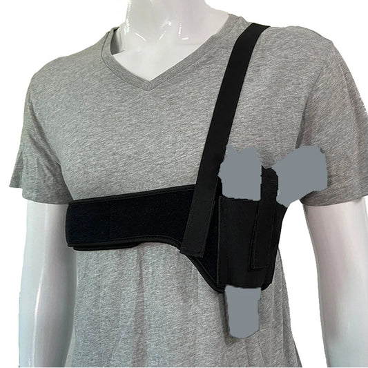Chloroprene Rubber Outdoor Tactical Gun Holster Concealed Diving Material Underarm Gun Holster Single Shoulder Underarm Conceale