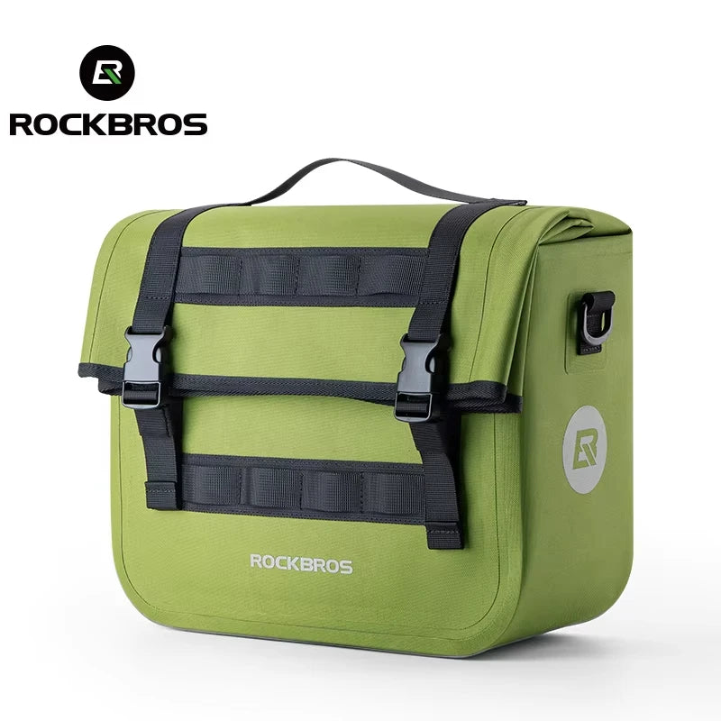 ROCKBROS Bicycle Bag 15L Multifunctional Saddle Bag Waterproof MTB Bike Rack Bag Travel 3D Support Big Capacity Bicycle Rear Bag