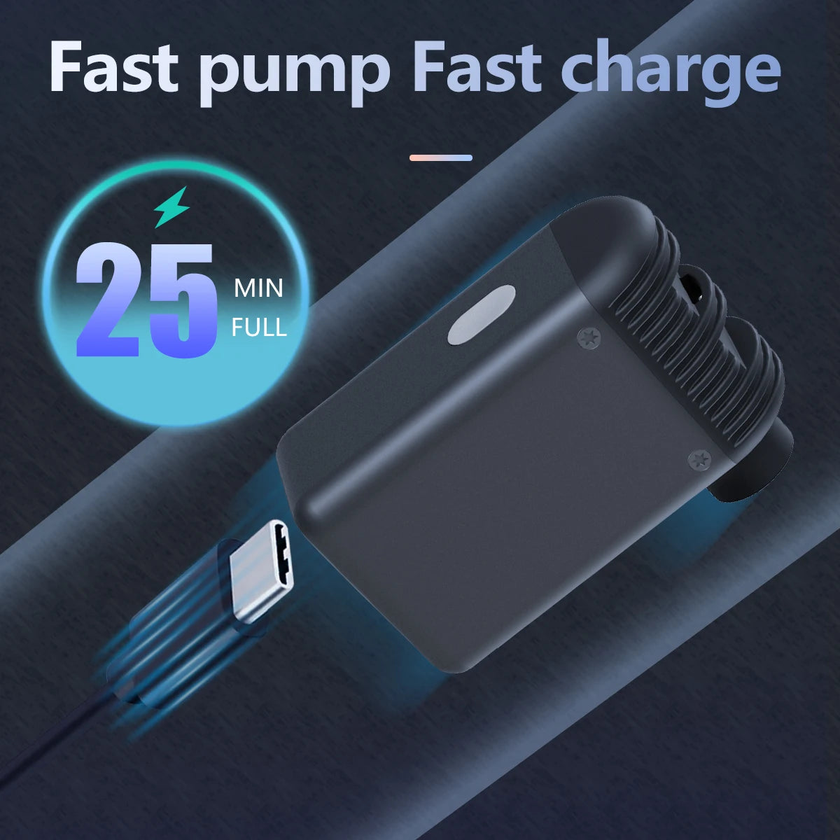 CYCLAMI A2 Mini Electric Air Pump Portable Bicycle Cordless FV AV Inflator Presta Schrader Valve Outdoor Road MTB Bike Aluminum