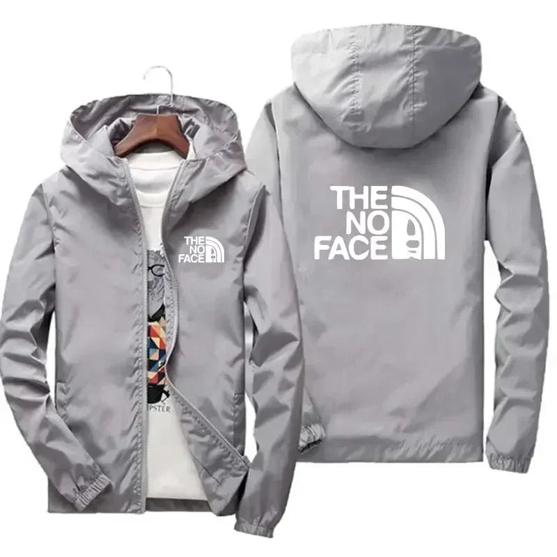 Spring and autumn men's and women's casual jacket new outdoor fishing windproof waterproof men's large size hooded coat