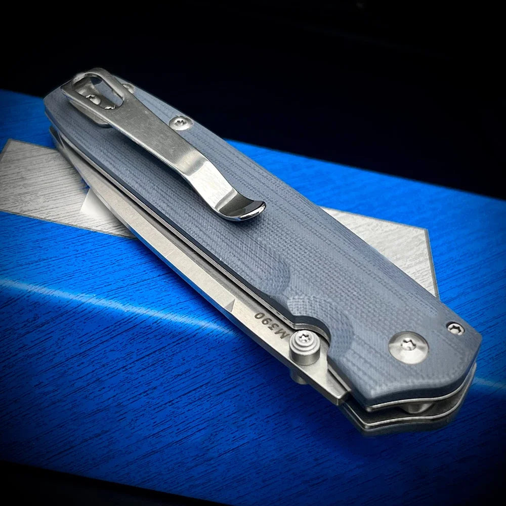 BM 485 Outdoor Self Defense Folding Blade Knife Utility G-10 Handles EDC Pocket Tactical Rescue Sharp Tools Hunting Jackknife