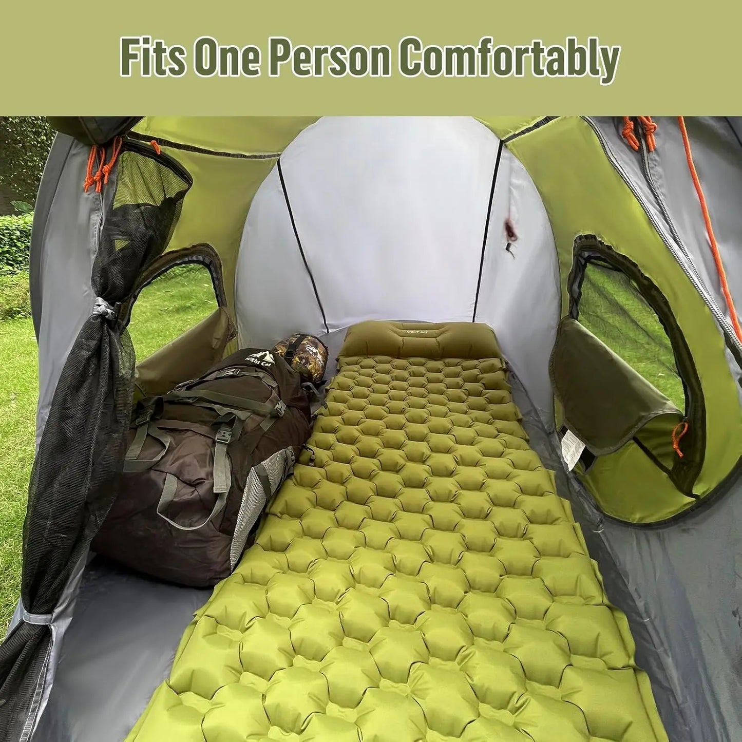 Waterproof Instant Pop-Up Camping Tent for 1 Person, Easy Setup Outdoor Shelter