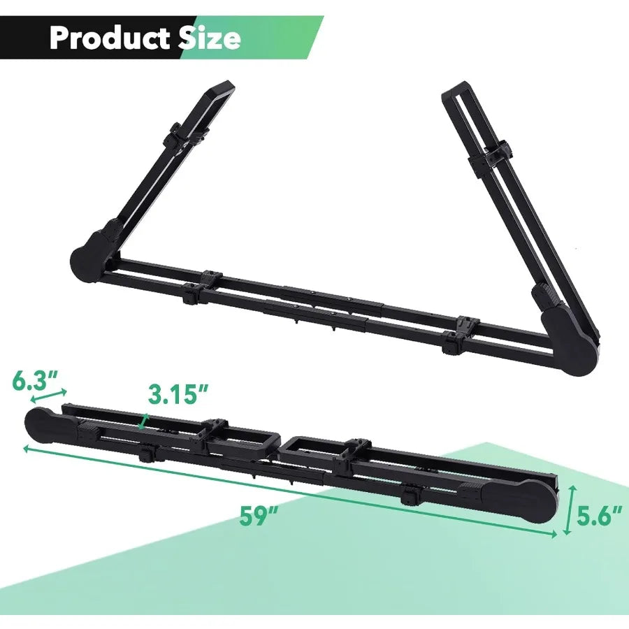 Roof Bike Rack Mount Upright Rooftop Bike Rack with Two Arms 1 Bike Carrier Car Roof Bicycle for Car SUV Only Suitable for Remo