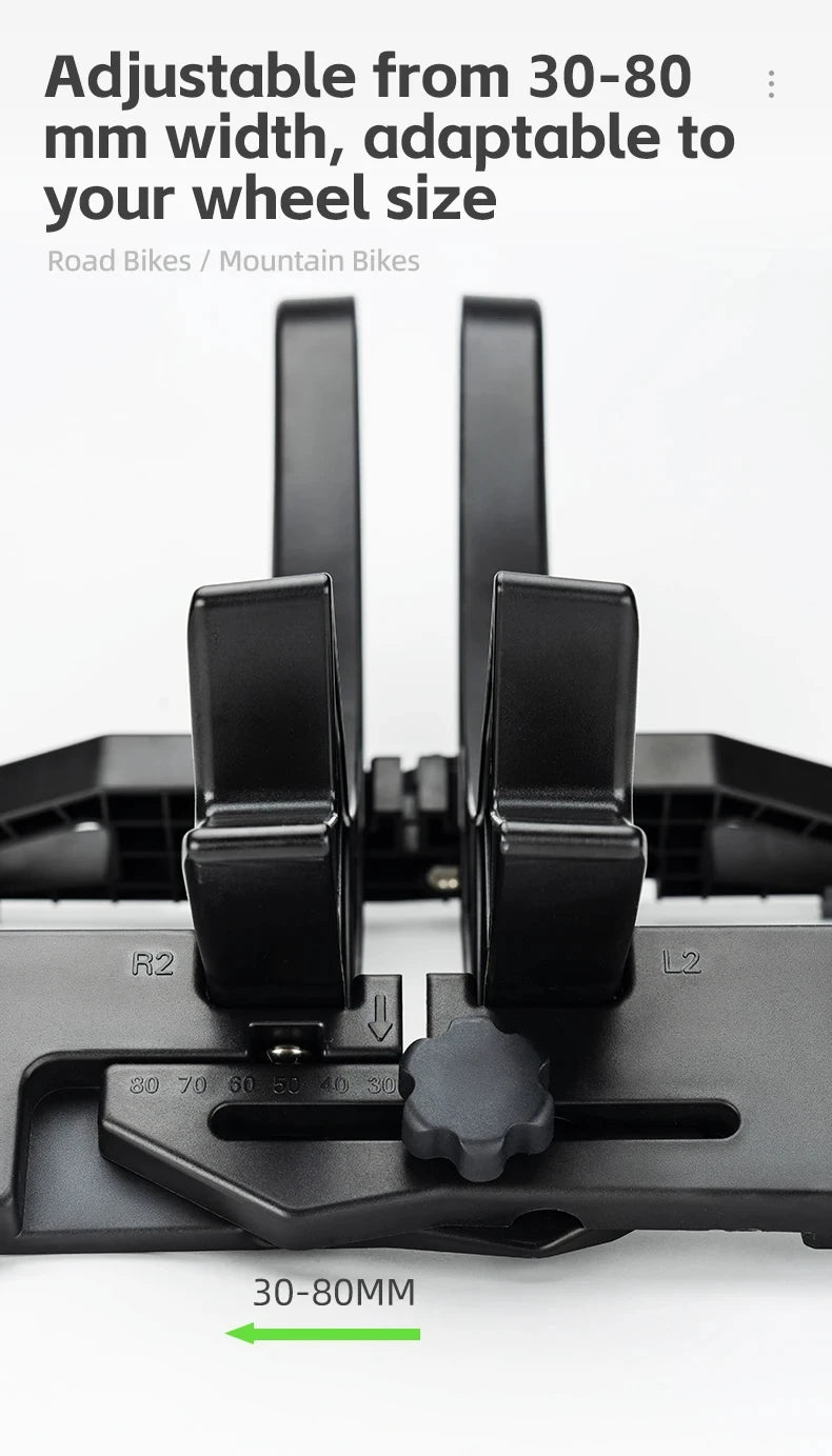 ROCKBROS Bicycle Park Rack Indoor Bike Storage Parking Stand 30-80 MM Width Adjustable For MTB Road Bike Bicycle Accessories