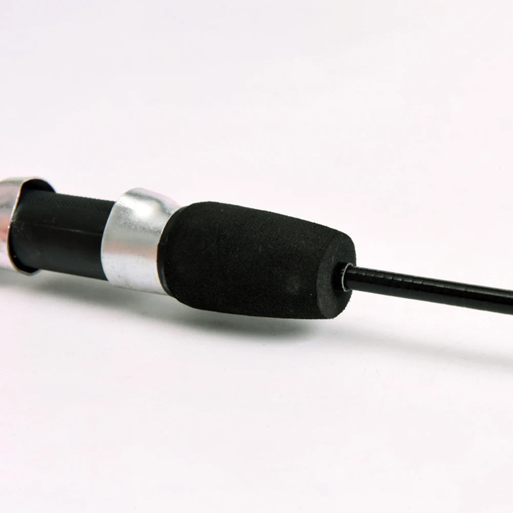 Telescopic Fishing Pole 2 Sections Portable Fishing Rod Travel Fishing Pole for River Lake Reservoir Ice Fishing and So On