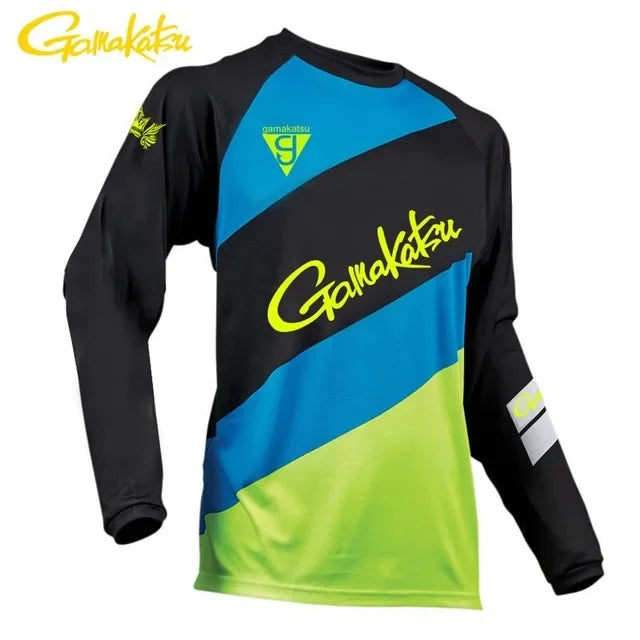 Long Sleeve Fishing Wear Male Outdoor Sports Shirts Clothing Anti UV Breathable Cycling Hunting Hiking Clothes