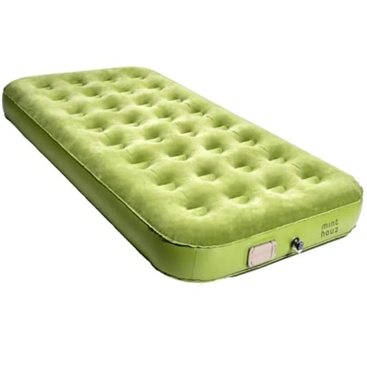 Ultra-Thick 9.8 Self-Inflating Sleeping Pad with Electric Pump for Car Camping Travel One-Click Inflate/Deflate in 1-2 Mins Dur