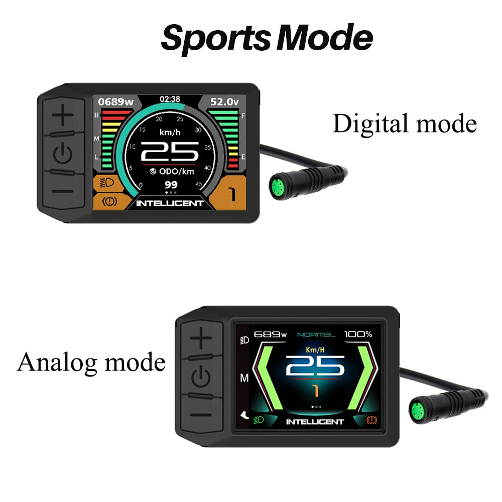 Bafang LCD Color Display Instrument 36V 48V 52V P860C 860C P850C 600C C965 DPC18 BF-UART Protocol Bluetooth 750W Motor E-bike