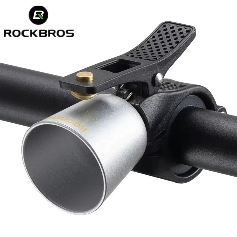 ROCKBROS Local Shipping Bicycle Bell MTB 100db Alloy  Bike Ring Copper Horn Warning Safe Crisp Cycling Bells Accessorie