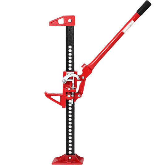 33" Farm Jack 3 Ton Heavy Duty - 7000LB Capacity, Ratcheting Lift 5.12-25.39", Hi Lift Jack Off Road for Truck SUV Tractor