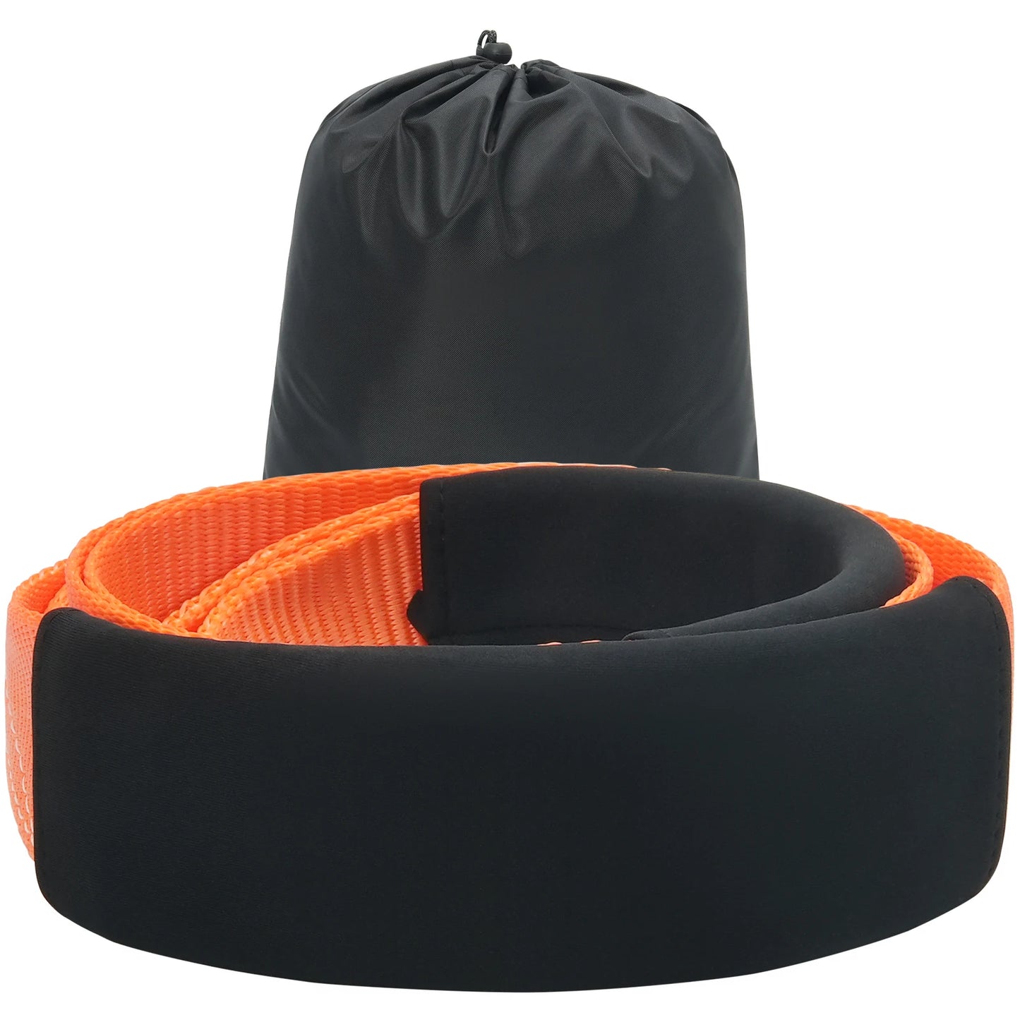 SucceBuy 20/30ft Car Tow Cable Trailer Towing Pull Rope 2/3/4in Winch Line Extension Strap for Van Road Recovery Car Accessories