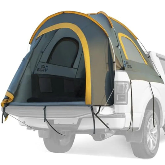 Pickup Truck Tent 2.0 Waterproof PU2000mm Double Layer for 2 Person Portable Truck Bed Tent with Rainfly 5.5'-5.8' Camping Pref