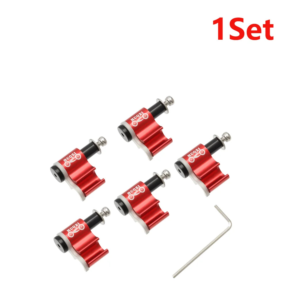 MUQZI 5pcs/Set MTB Bike Hydraulic Brake Cable Housing Adapter Clip Mountain Bicycle Brakes Line Guide Hosing Conversion Mount