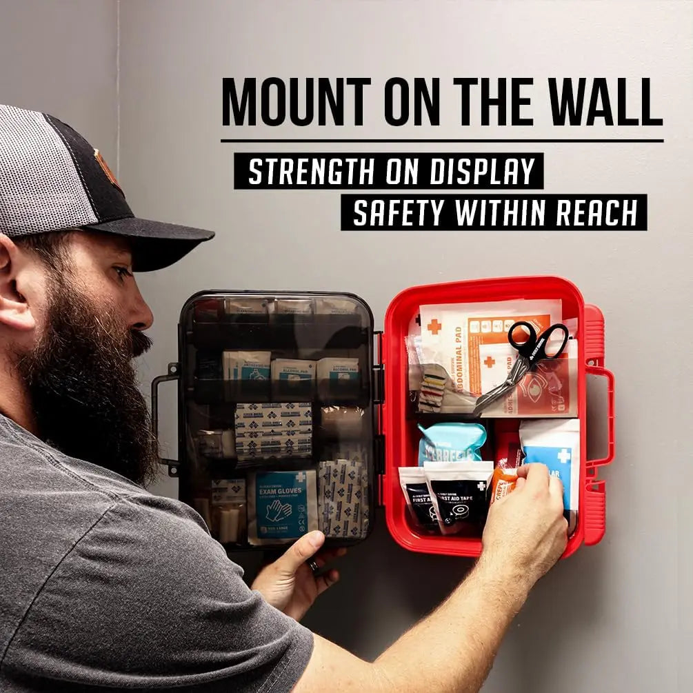 400-Piece OSHA/ANSI Compliant First Aid Kit for Workplace, Home & Car - Type III Class A Emergency Medical Supplies