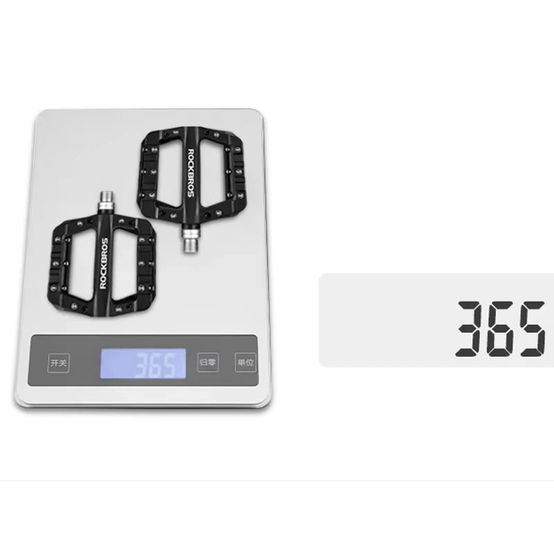 ROCKBROS Bicycle Pedal MTB Road Bike Pedal Ultralight Seal Bearings Nylon Molybdenum Pedal Durable Widen Area Bicycle Part